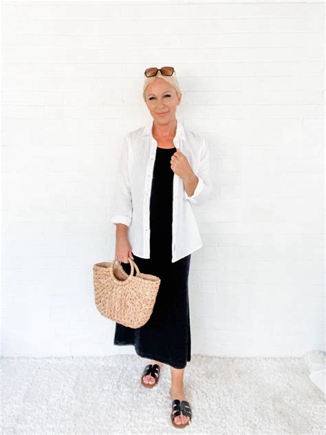 “I Have NOTHING to Wear…” - Summer Black Dress - Midlife Posh Closet ...