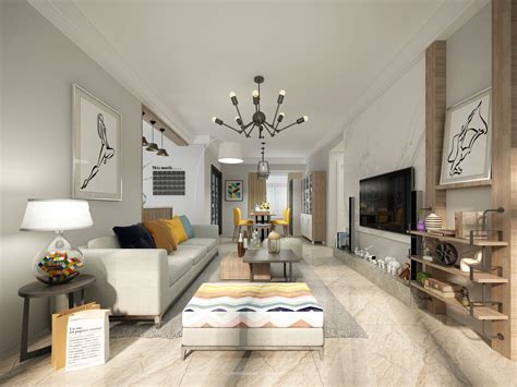 新中式家装设计 - 效果图交流区-建E室内设计网