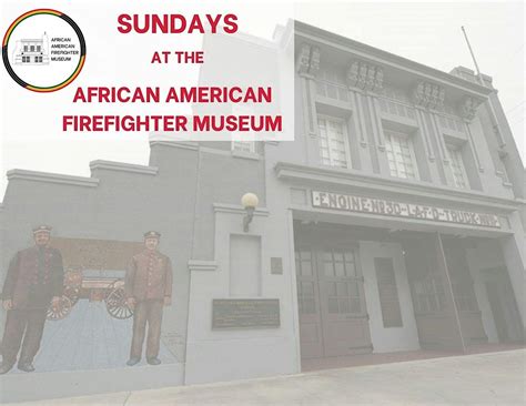 Sundays: African American Firefighter Museum, African-American ...