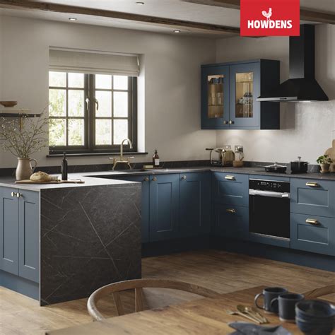 Image result for Howdens Blue Kitchen Units
