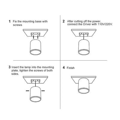 Spinbeam Rotatable COB Spotlight – Harold Electricals
