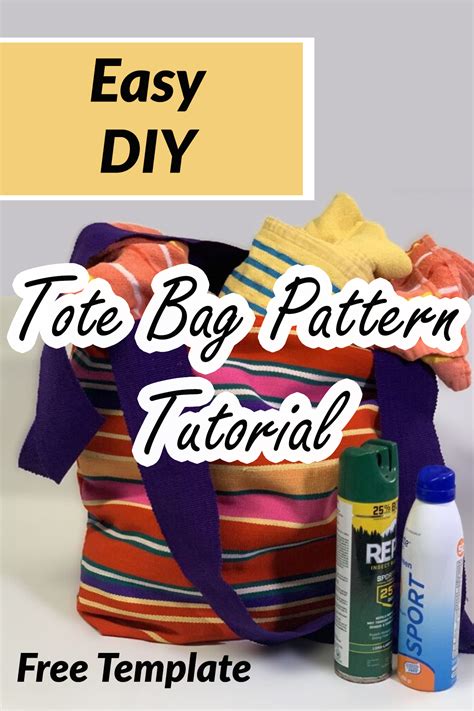 Image result for Free Easy Tote Bag Pattern Tutorial