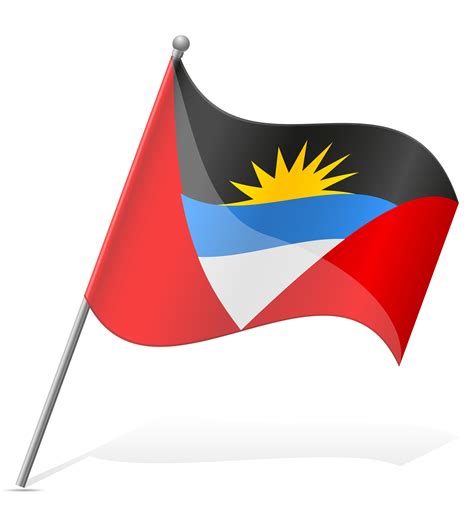 flag of Antigua and Barbuda vector illustration 513841 Vector Art at ...
