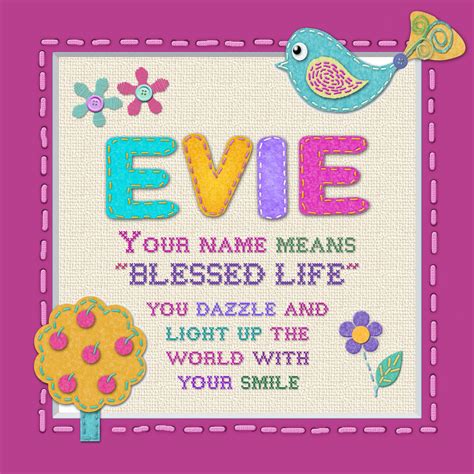 Heartfelt Names - Evie - Nickery Nook
