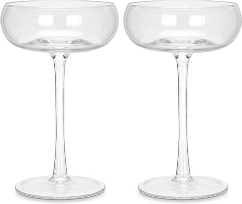 Fissman Cocktail Glass Set of 2 150mL, Wine Glass, Coupe Glasses ...