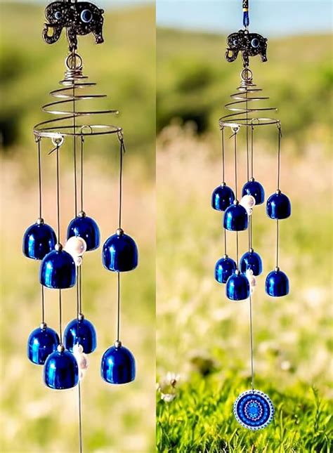 Ganesh Elephant Evil Eye Wind Chime | Vastu & Feng Shui Good Luck ...