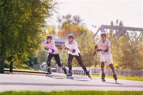 Inline skating technique for beginners