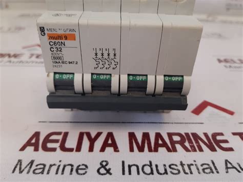 Merlin Gerin C60N C32 Circuit Breaker 400V~ – Aeliya Marine Tech