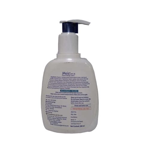 Buy MOIZ LMF 48 - FACE & BODY LOTION 200ML Online & Get Upto 60% OFF at ...