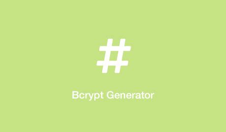 Bcrypt Generator 的图像结果