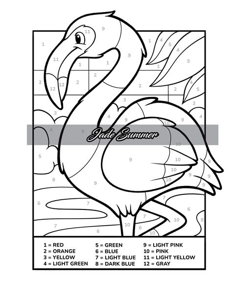 Color by Number Animals for Kids | Jade Summer