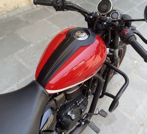 Saiga Parts Tank Tie Compatible Strap Royal Enfield Meteor 350 Bike ...