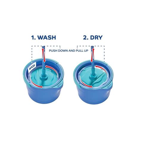 Spontex Aqua Revolution System Microfibre Spin Mop India | Ubuy