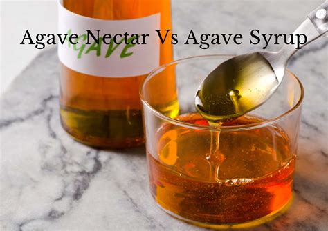 Agave Nectar Vs Agave Sweetener at Darren Pennington blog