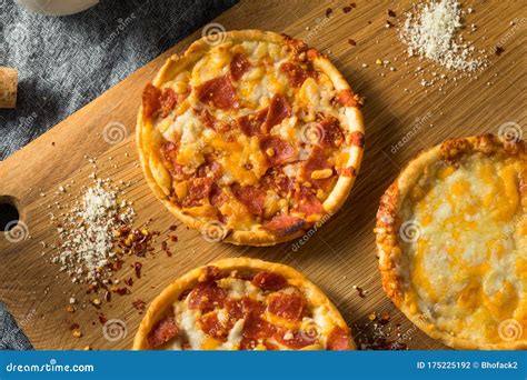 Fast Food Frozen Individual Pizzas Stock Photo - Image of indivual ...