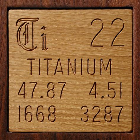Facts, pictures, stories about the element Titanium in the Periodic Table