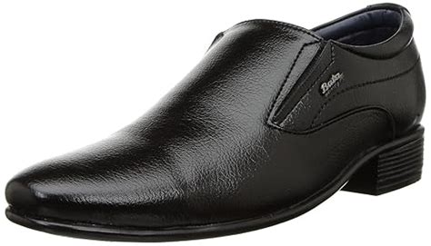 Buy Bata Men's Slip-on Formal Shoes - Black (8 UK) (8516451) at Amazon.in