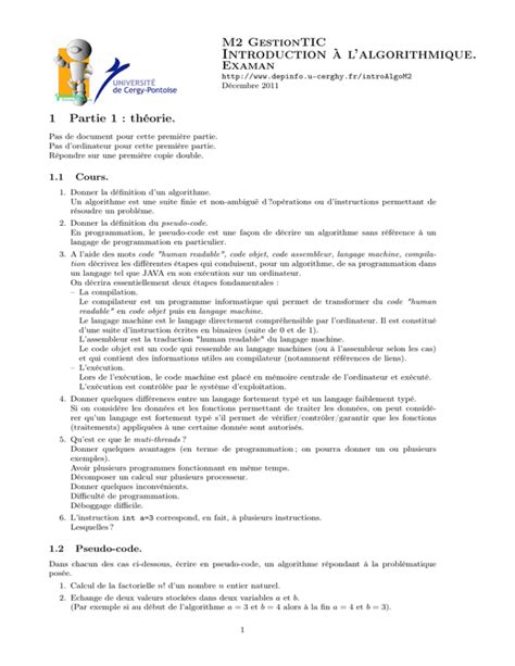 Image result for Introduction A L'Algorithmique