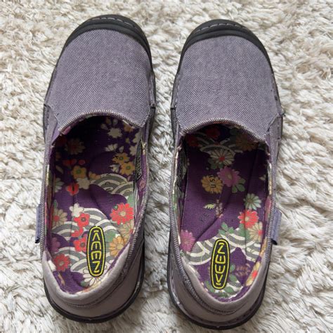 Keen Womens Purple Sage Summer Golden Canvas Slip on shoes size 7 Slip ...