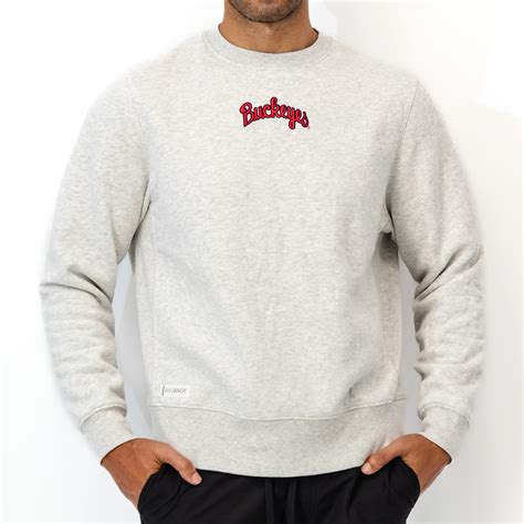 Ready Collegiate Crewneck - Ohio State - Heather - Ivory | Rhoback