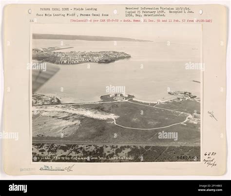 Panama Canal Zone - Coco Solo, Aerial Photograph Stock Photo - Alamy
