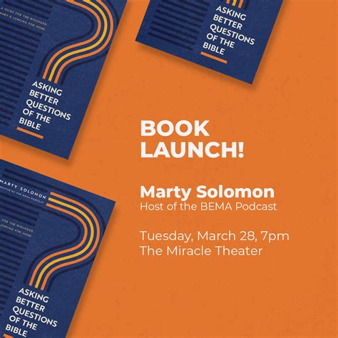 Marty Solomon Book Launch | The Miracle Theatre