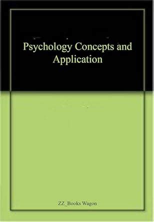 Amazon.in: Buy Psychology Concepts and Application Book Online at Low ...