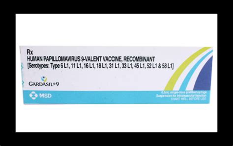 Gardasil 9 Vaccine in India | Price, Dose, Schedule & Home Vaccination ...
