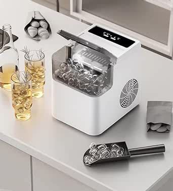 BLISS START Ice Maker Machine Countertop/Auto Self-Cleaning, 9 pcs Ice ...