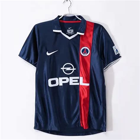 PSG Paris Saint German Home 2001-02 Opel - Retro Jersey | Cult Jerseys