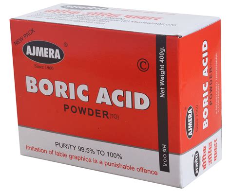 AJMERA PRODUCTS (INDIA) Boric Acid Powder , 400 g : Amazon.in ...