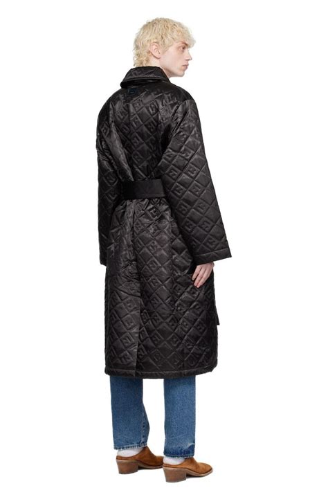 Acne Studios Quilted Coat - Black | Garmentory