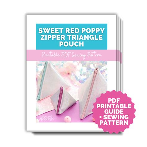 Image result for Triangle Pouch Pattern