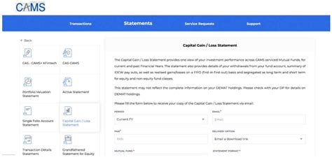 How To Download CAMS PandL Statement And Upload For ITR Filing Online ...
