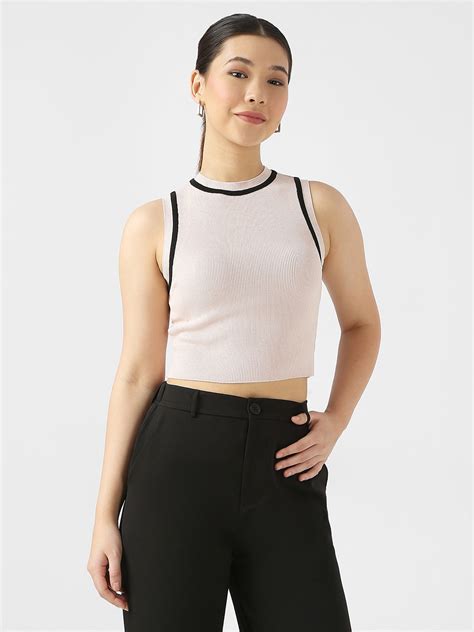 Buy Women Slim Fit Ribbed Tops | Kraus Jeans