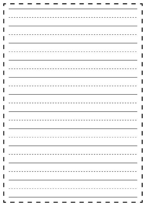 Blank Writing Paper Printable
