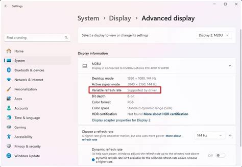 Image result for Windows 11 VRR Setup