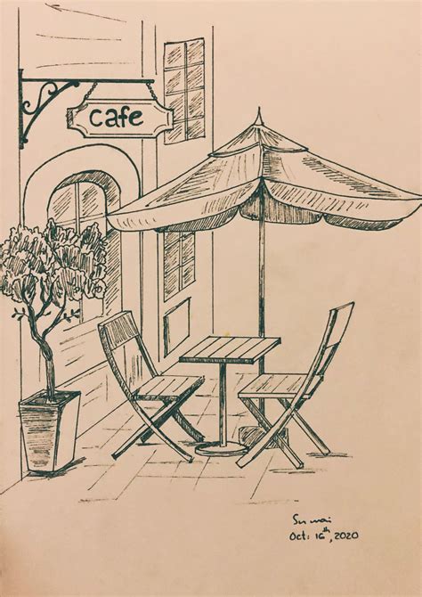 Restaurant Drawing 的图像结果
