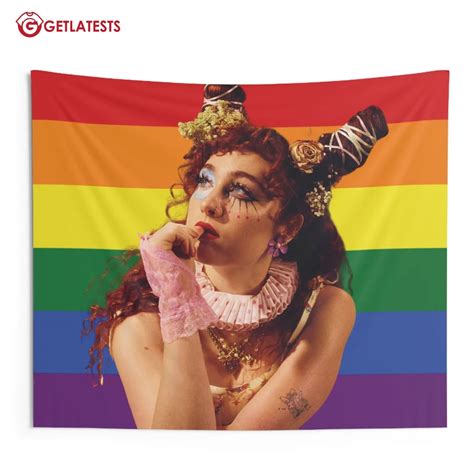 Chappell Roan Gay Pride Flag Tapestry