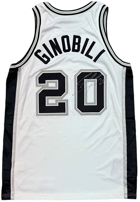 2003-04 Manu Ginobili San Antonio Spurs Game-Used & Autographed Jersey ...