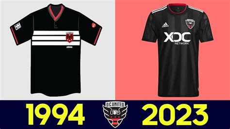 The Evolution of D.C. United Football Kit 2022-23 | All D.C. United ...