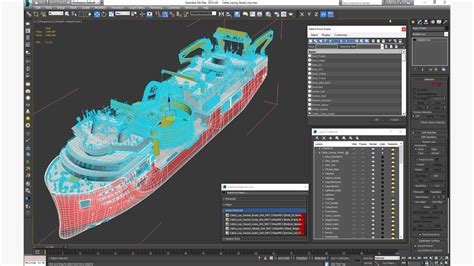 Cable Laying Vessel 3D model | 3D Molier International