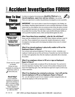 2003-2026 IWIF Accident Investigation Forms - Blank Fillable Template ...