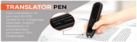 Scanmarker Pro | Translation Pen & Reading Pen | Assistive Tool for ...
