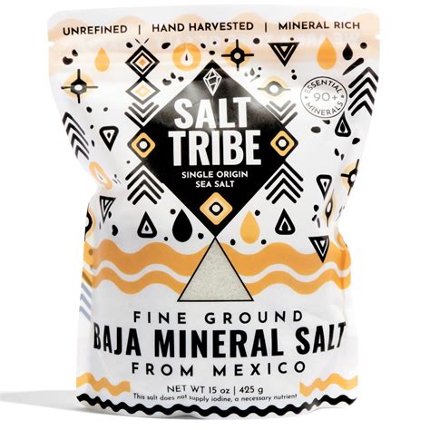 Amazon.com : Salt Tribe | Baja Gold Mineral Sea Salt | 90+ Trace ...