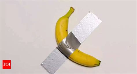 Yellow banana duct-taped to a wall turns into Rs 52.35 crore artwork ...