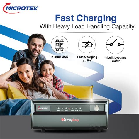 Check Best Heavy Duty UPS 2350 V-Turbo 24V SW | Microtek