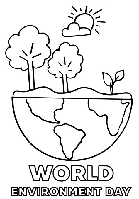 Environment Coloring Pages 的图像结果