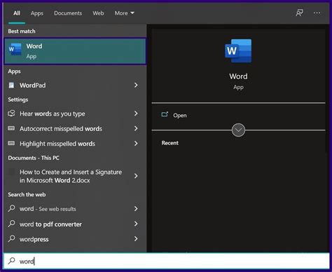 Microsoft Word Tutorial Insert Signature 的图像结果