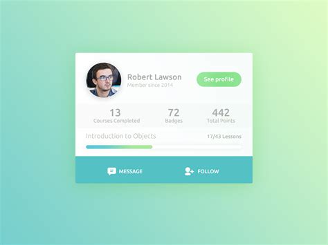 User Card Design 的图像结果